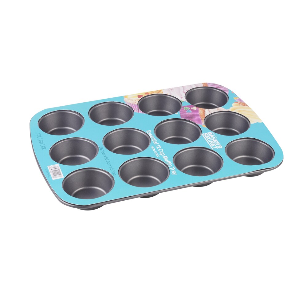 image 1 of Bakers Secret Essential 12 Cup Muffin Tray