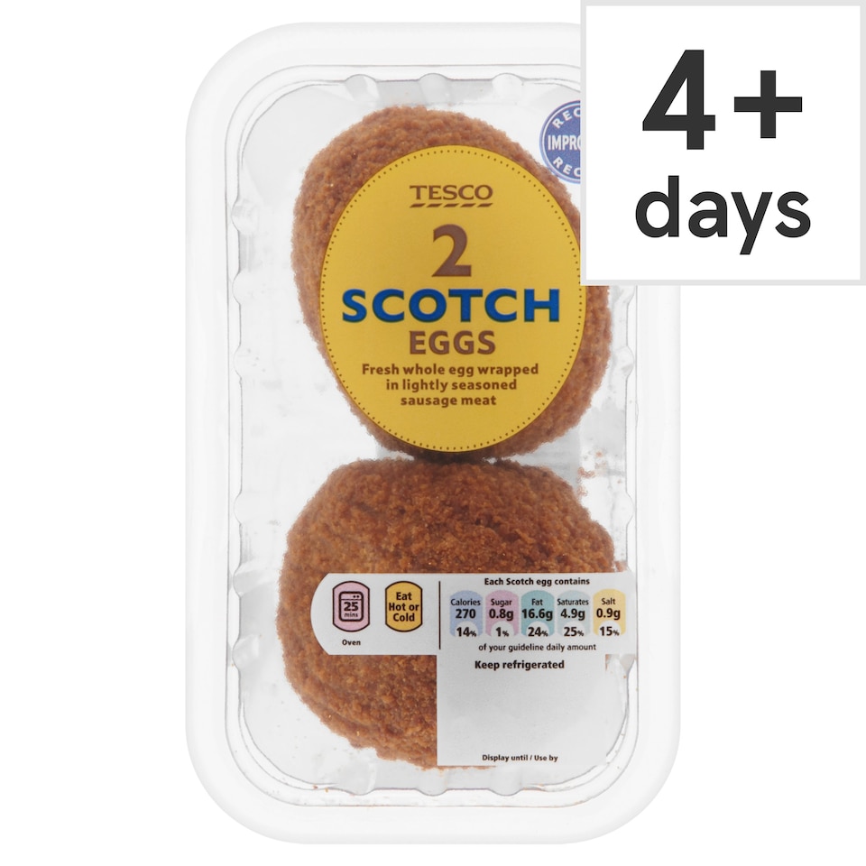Tesco 2 Scotch Eggs 227G (C)