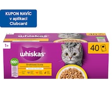 Whiskas Drůbeží hody v želé 40 x 85g (3,4kg)