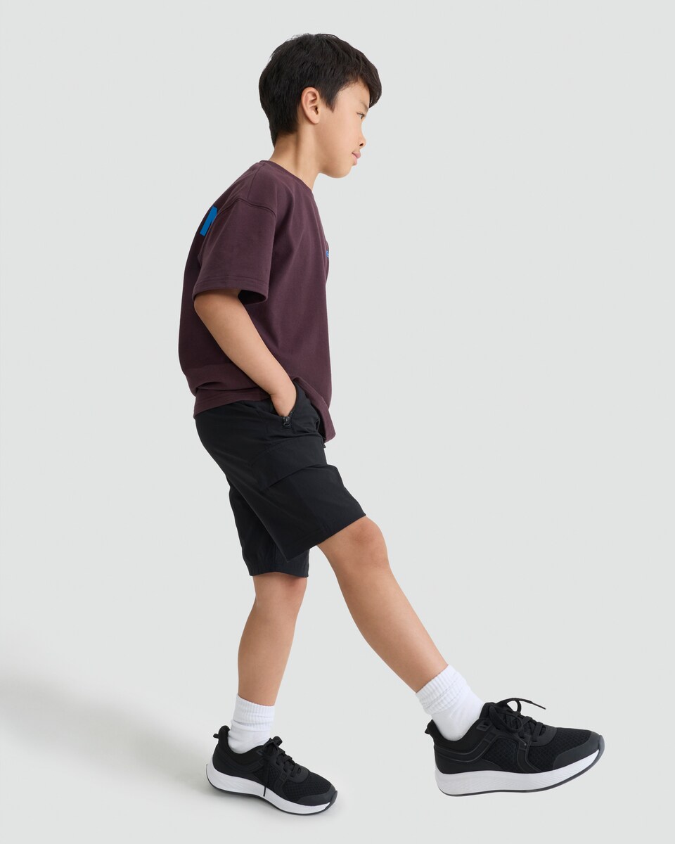 image 1 of 9 Peaks Cargo Shorts  in Black