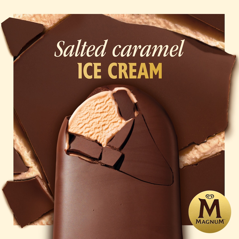 image 1 of Magnum Salted Caramel Ice Cream Sticks 3x100ml