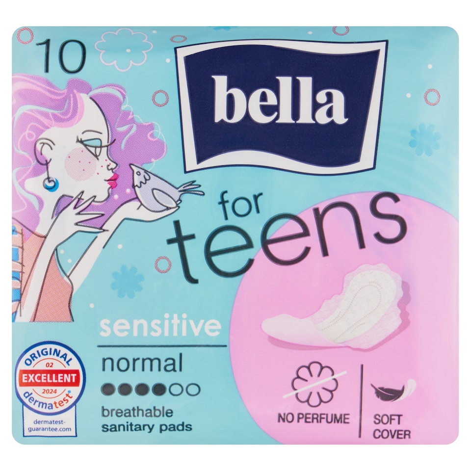 Bella For Teens Sensitive Normal Sanitary Pads 10 pcs