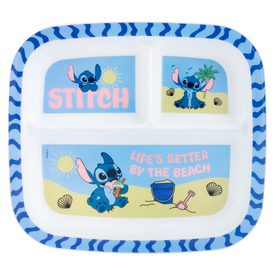 Disney Stitch Waves Divider Plate