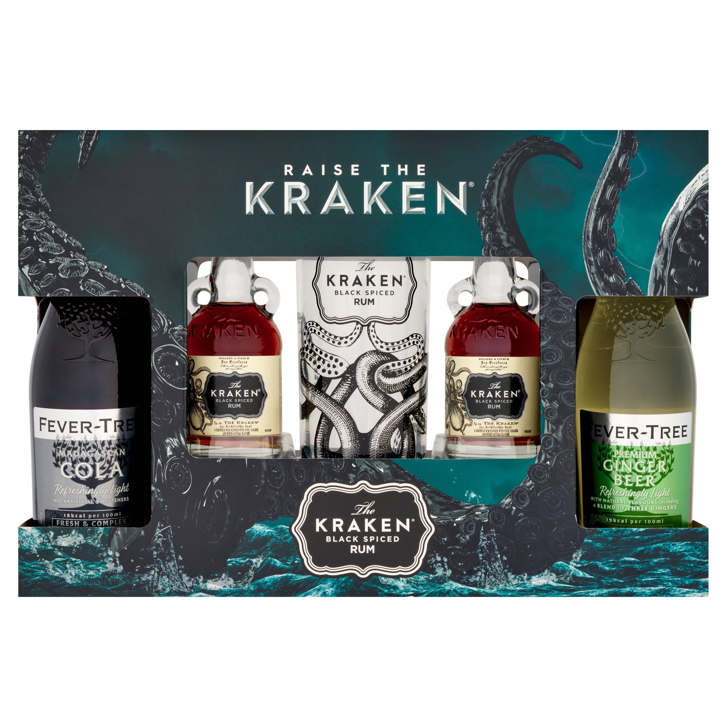 Kraken Black Spiced Rum Gift Set - Tesco Groceries