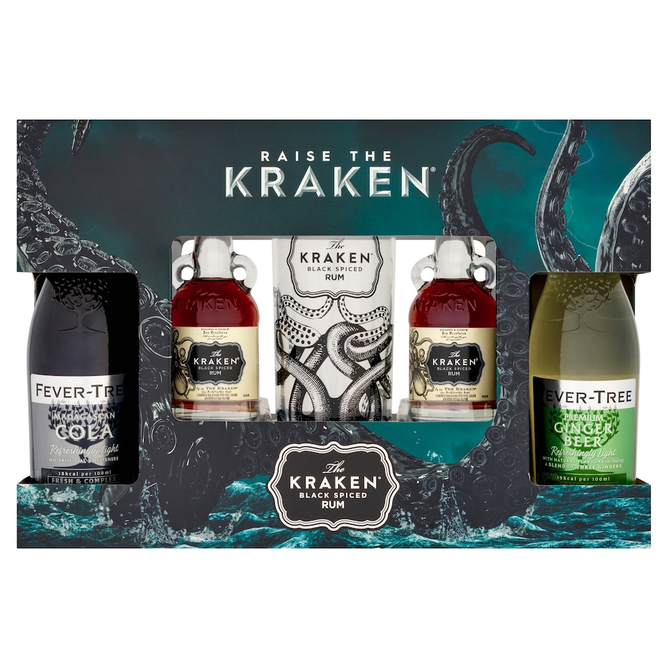 Kraken Black Spiced Rum Gift Set