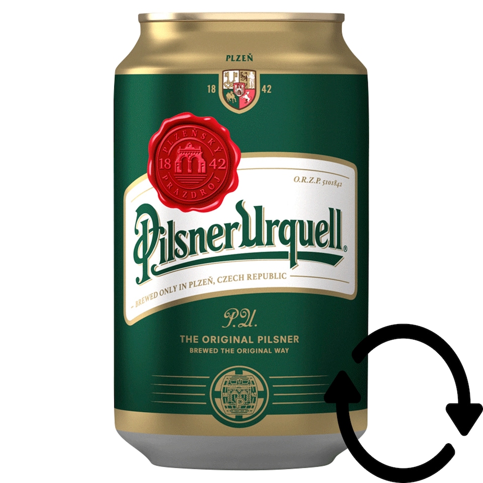 Pilsner Urquell minőségi világos sör 4,4% 0,33 l