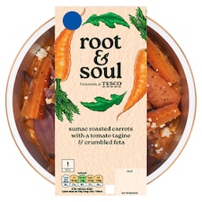 Root & Soul Sumac Roasted Carrots with a Tomato Tagine & Crumbled Feta 380g