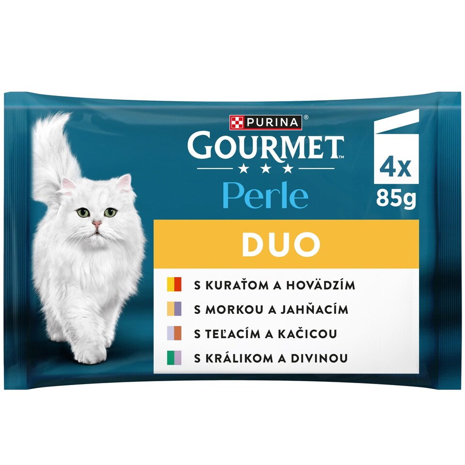 image 1 of Gourmet Perle DUO Pouches for Cats 4 x 85 g