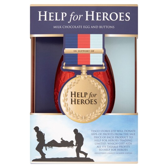HELP FOR HEROES EASTER EGG 187G