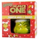image 2 of The Grinch Shaped Mug & Socks Christmas Gift Set