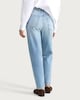 image 3 of F&F High Rise Slim Fit Mom Jeans in Blue