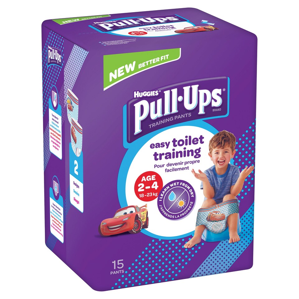 image 1 of Hugg Pull Ups Blue Training Pants Age 2-4 15 Pants
