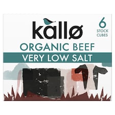 Kallo V Low Salt Stock Cubes Beef 48G