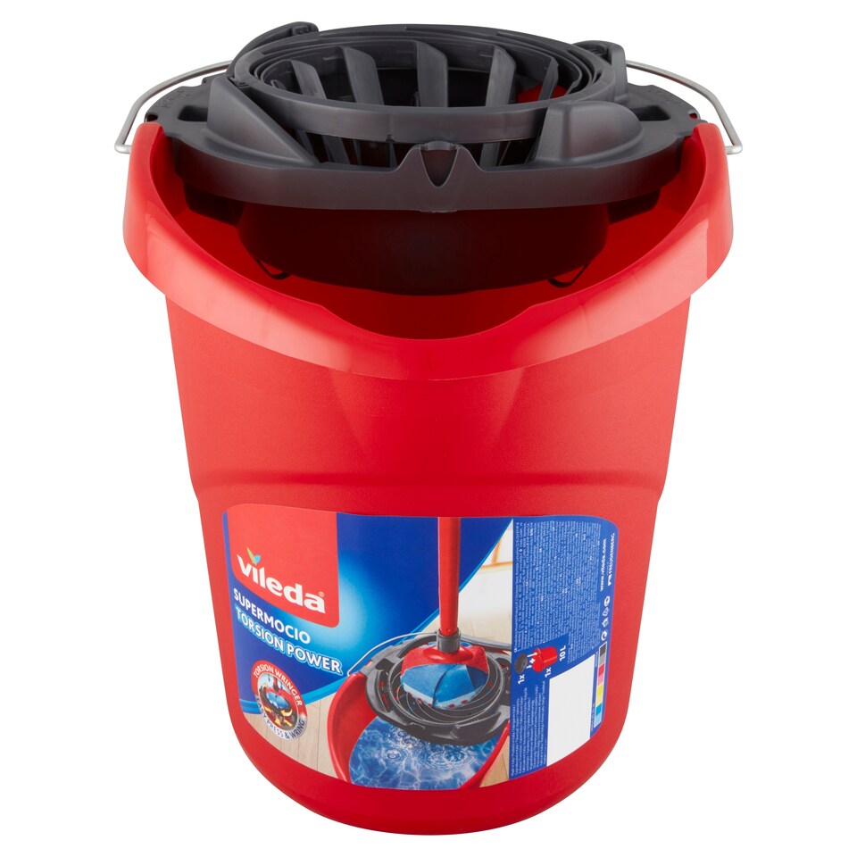 image 1 of Vileda SuperMocio Bucket with Squeezer Basket