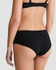 image 3 of F&F 5-Pack Cotton Rich Lace Trim High Leg Knickers in Nude