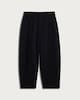 image 4 of F&F Ponte Barrel Leg Trousers in Black