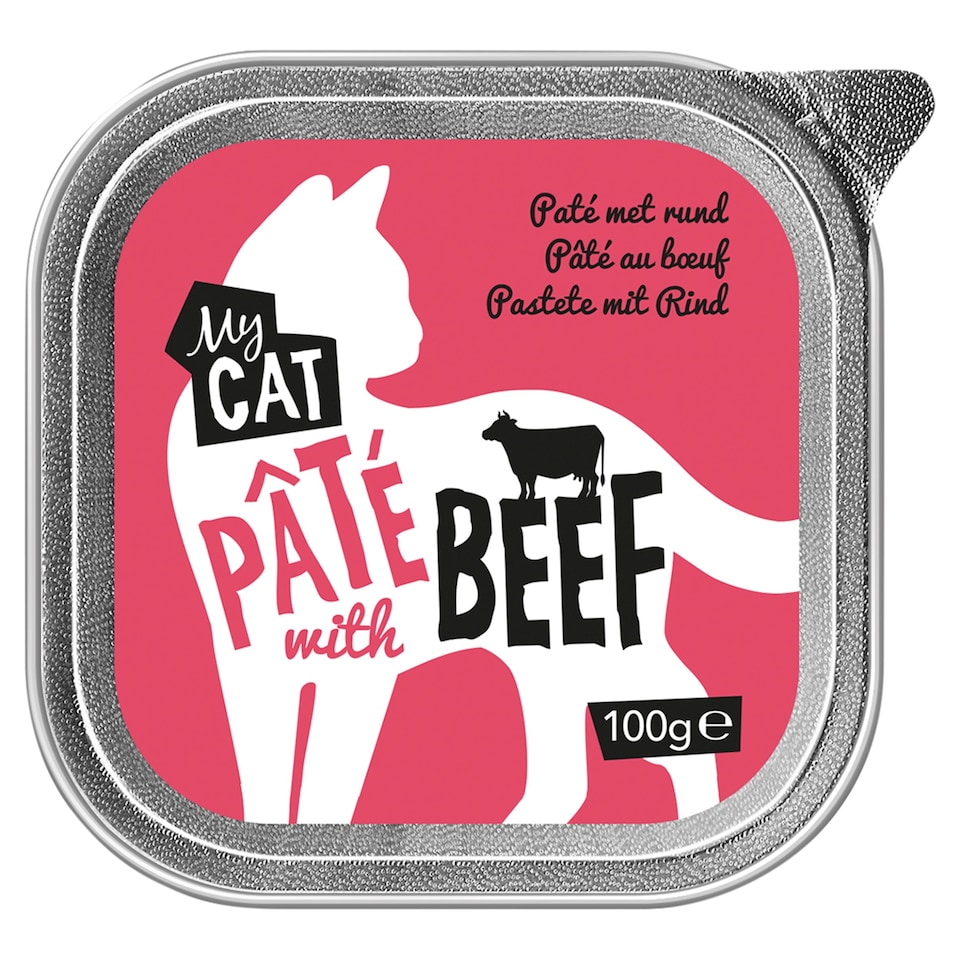 My Cat teljes értékű állateledel felnőtt macskáknak marhahúsos pástétom 100 g 