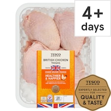 Tesco British Chicken Thighs 600G (C)