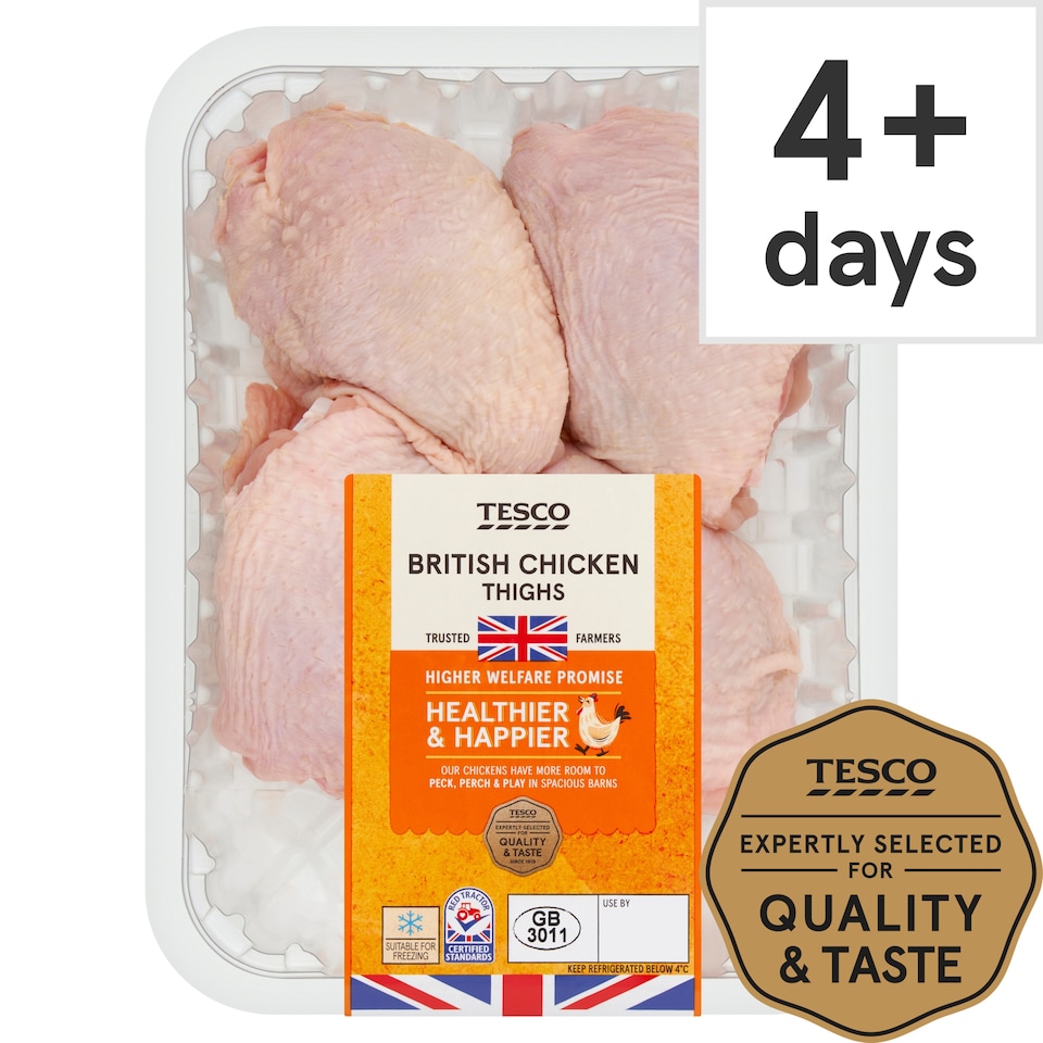Tesco British Chicken Thighs 600G (C)