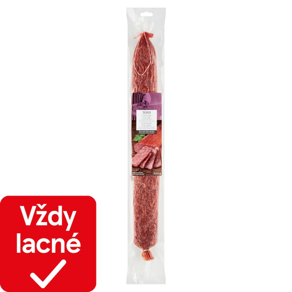 Tesco Lovecká saláma 500 g