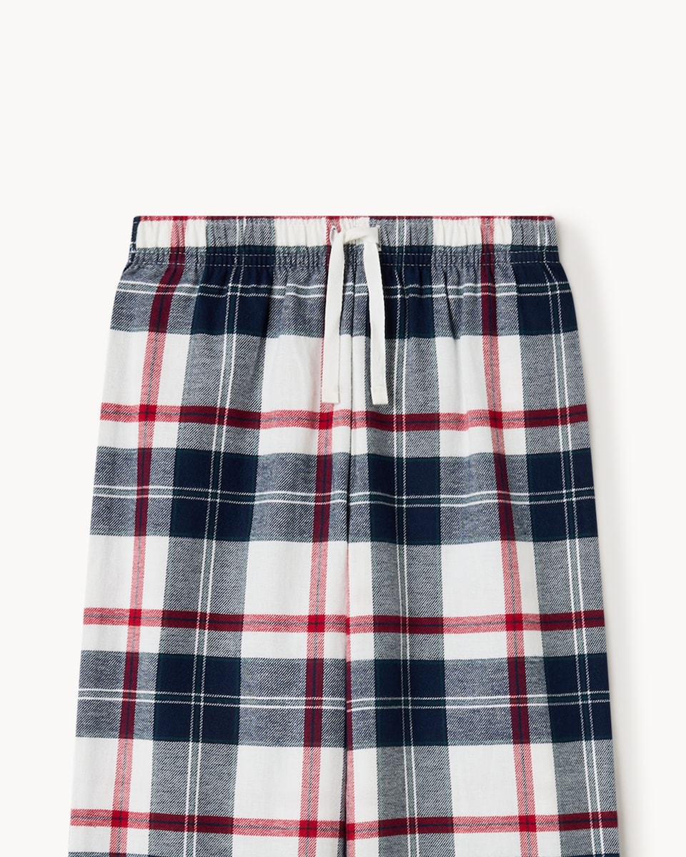 image 1 of F&F Boys Pure Cotton Aspen Checked Pyjama Set in Red