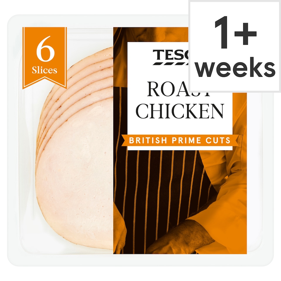 Tesco British Roast Chicken Slices 120g