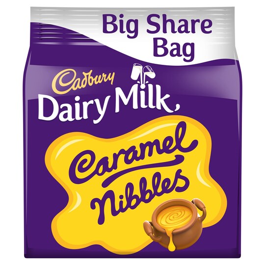 Cadbury Dairy Milk Caramel Nibbles 252g Tesco Groceries