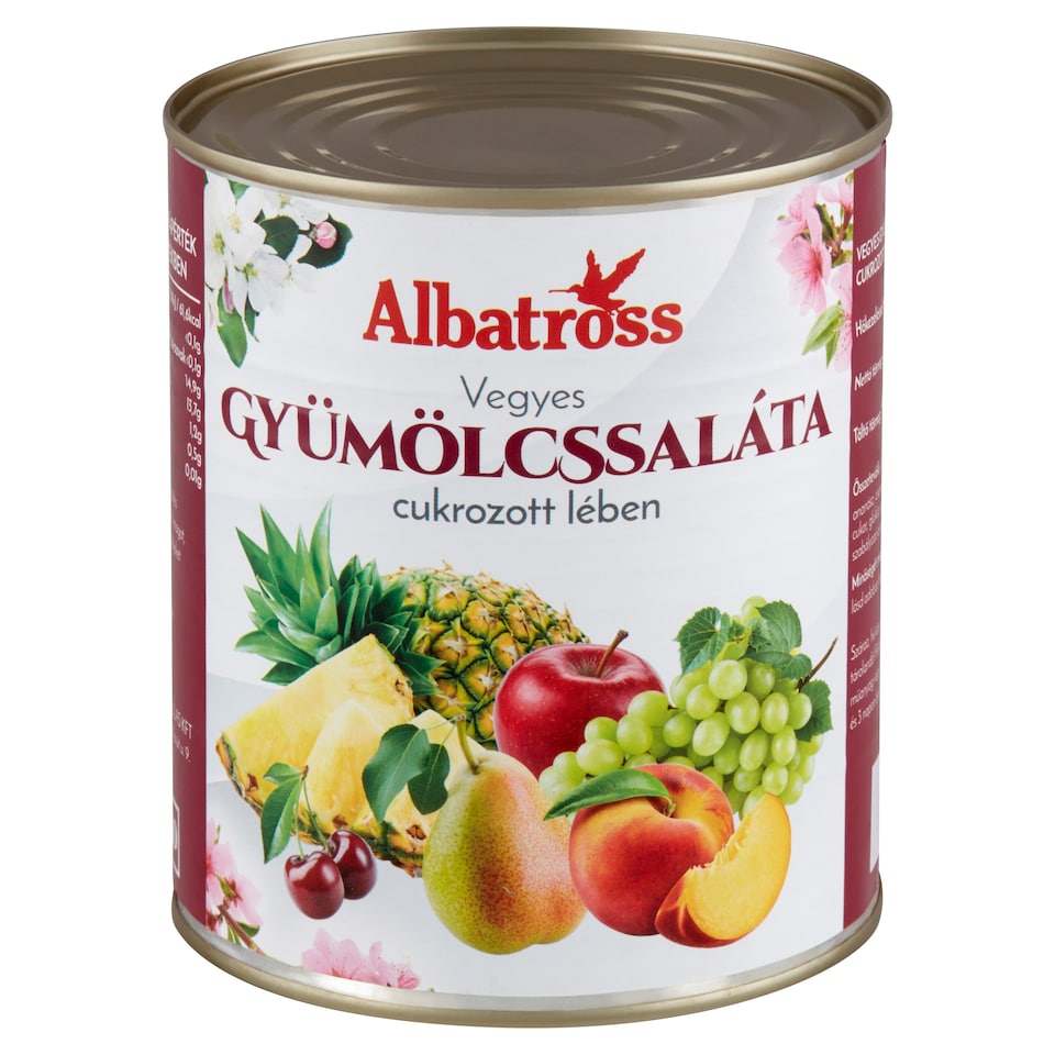 Albatross vegyes gyümölcssaláta cukrozott lében 820 g  1. kép