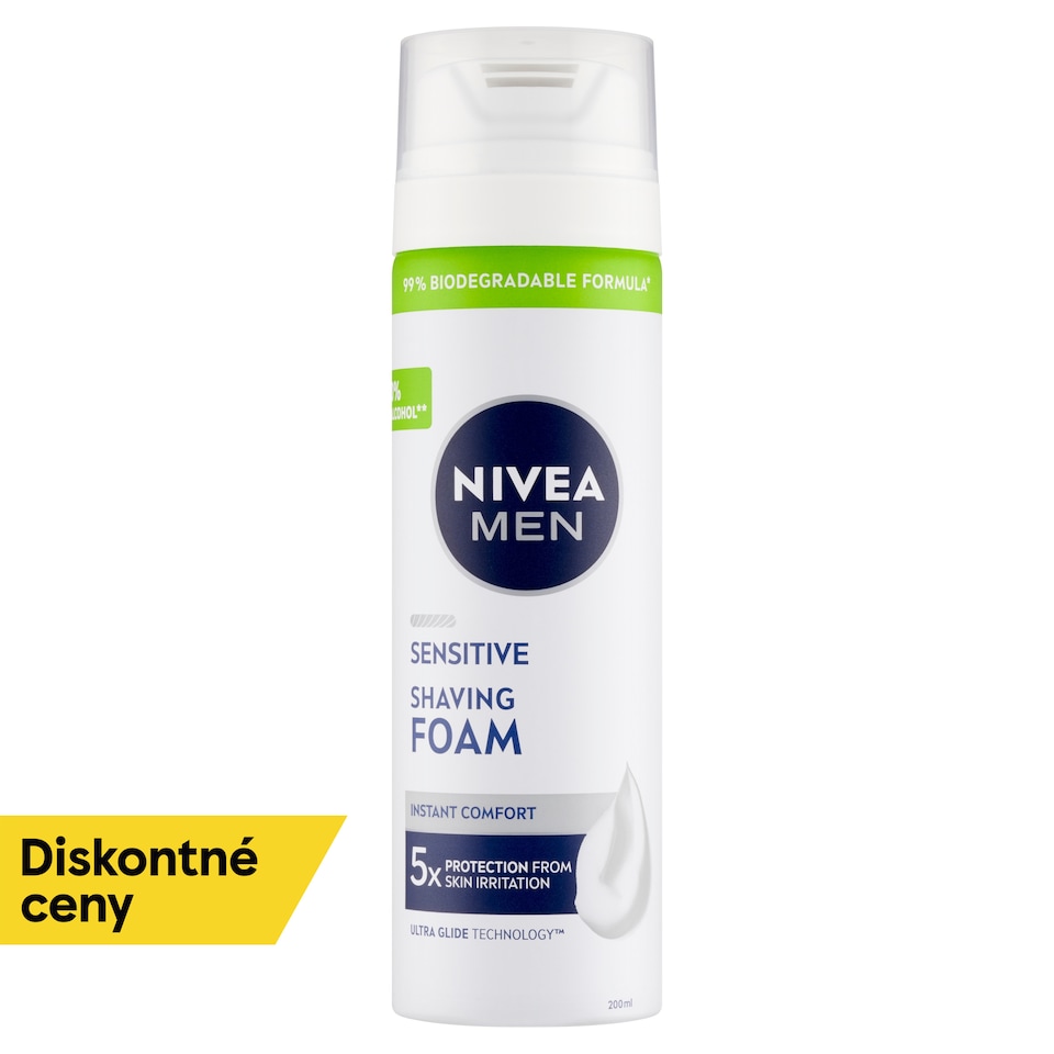 obrázok 1 z Nivea Men Sensitive Pena na holenie 200 ml