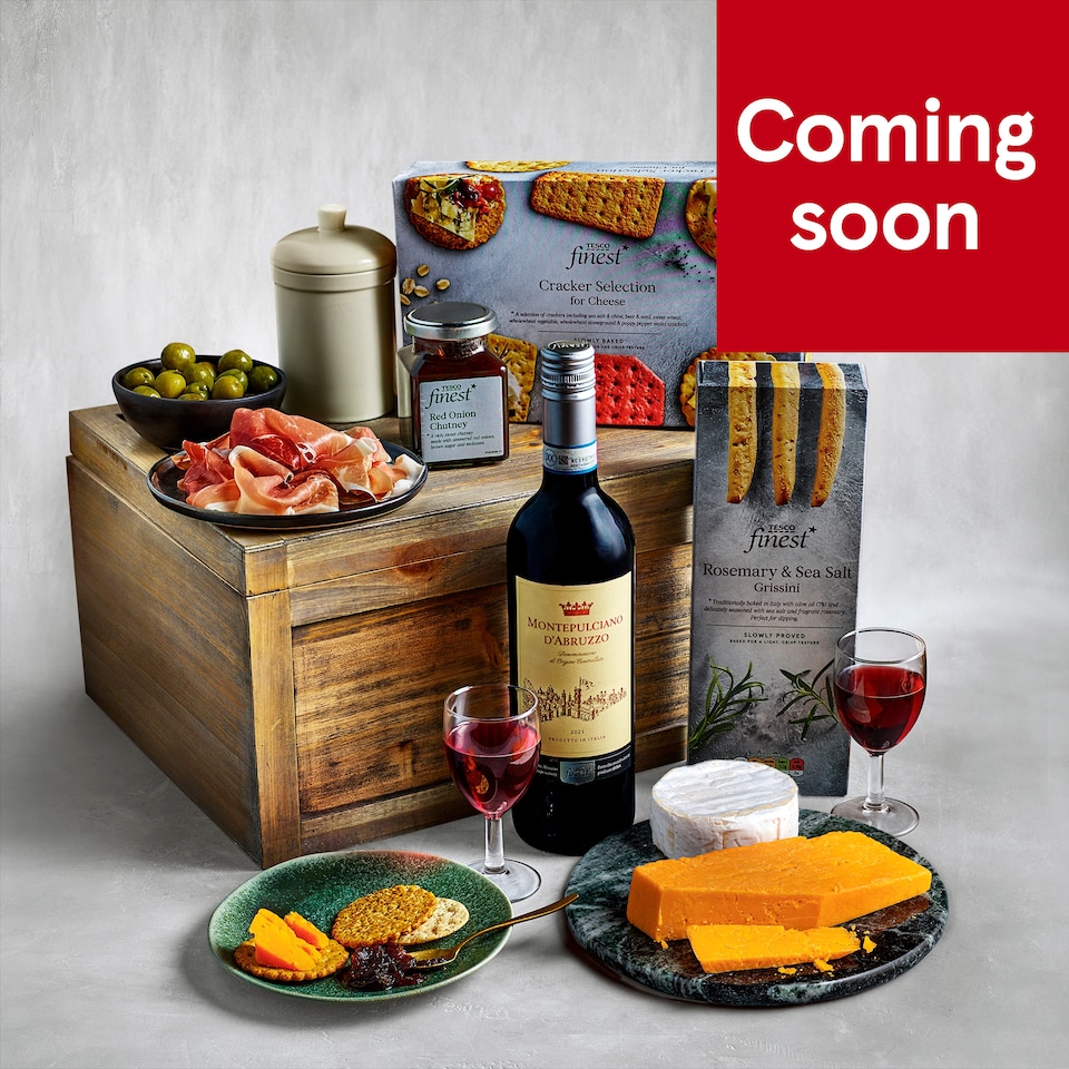 105. Tesco Finest Cheese & Charcuterie Hamper