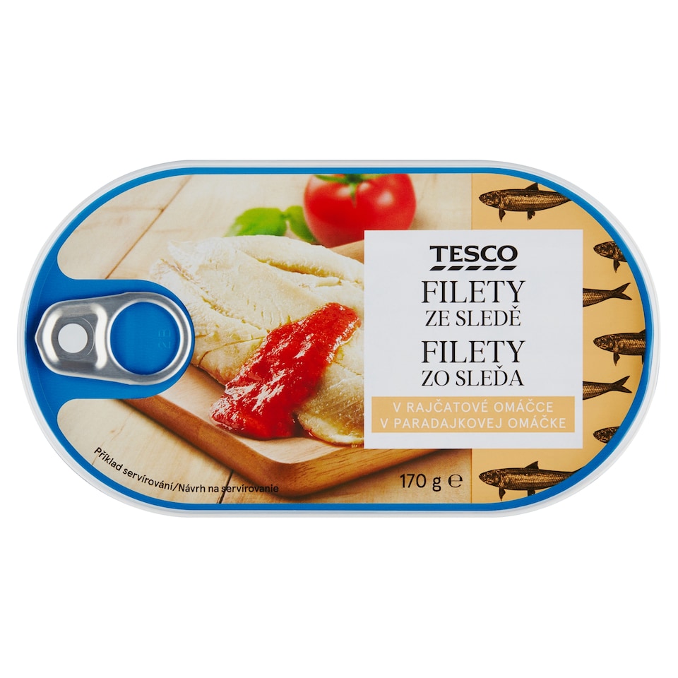 Tesco Filety ze sledě v rajčatové omáčce 170g