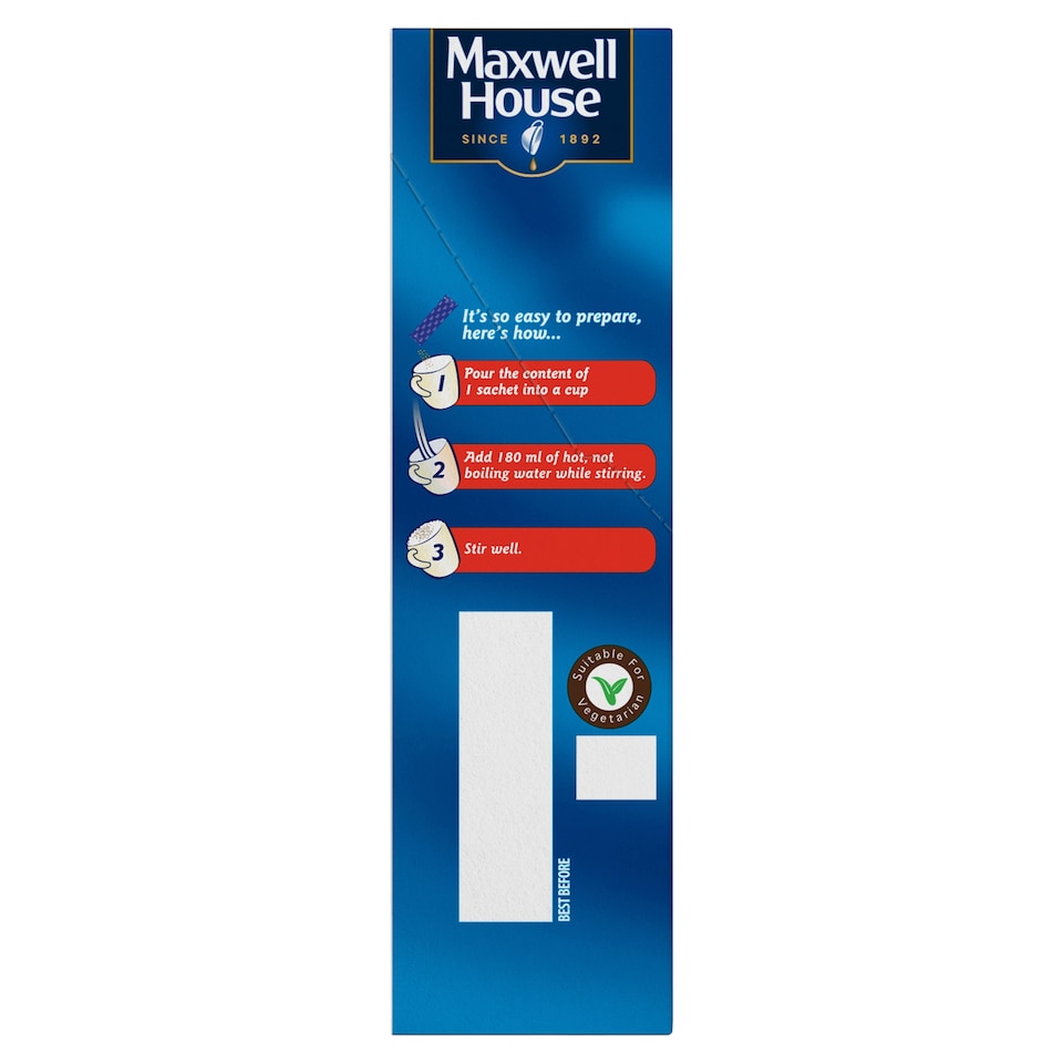 image 1 of Maxwell House Cappuccino Sachets 8pk 93.6g