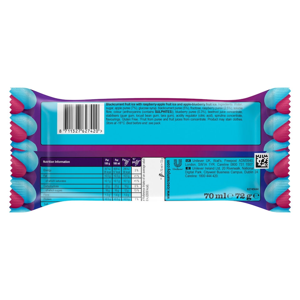 image 1 of Twister Berrylicious Ice Lolly 70ml