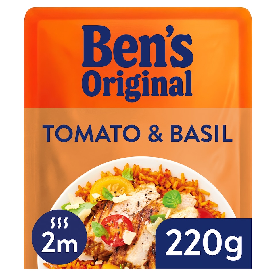 image 1 of Ben's Original Tomato Basil Microwave Rice 220G