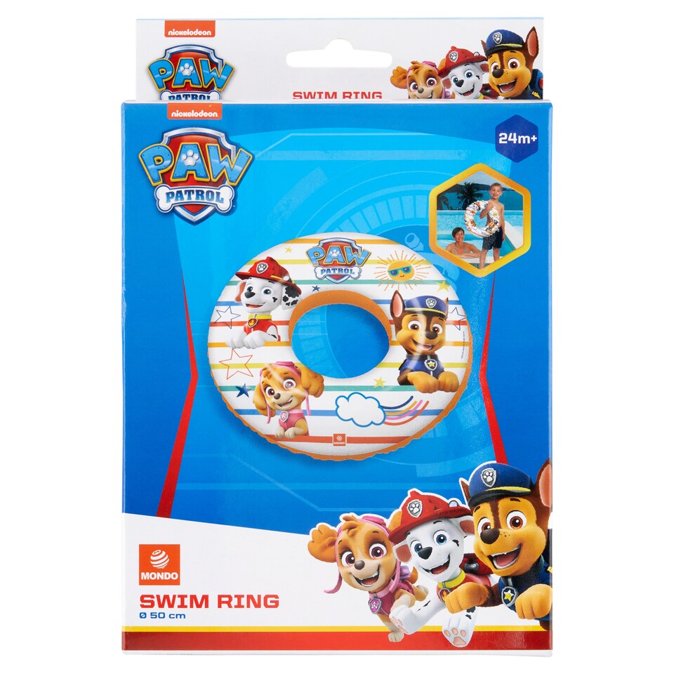 Mondo Paw Patrol nafukovací kruh 50 cm