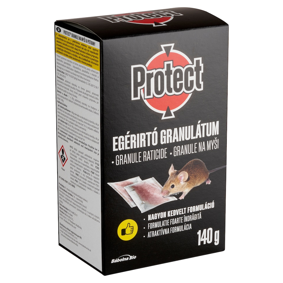 Protect egérirtó granulátum 7 x 20 g (140 g)  1. kép