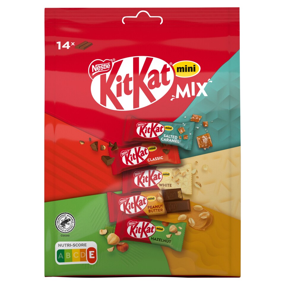 KitKat Crispy Wafers with Various Fillings in Milk Chocolate or White Coating 197,4 g