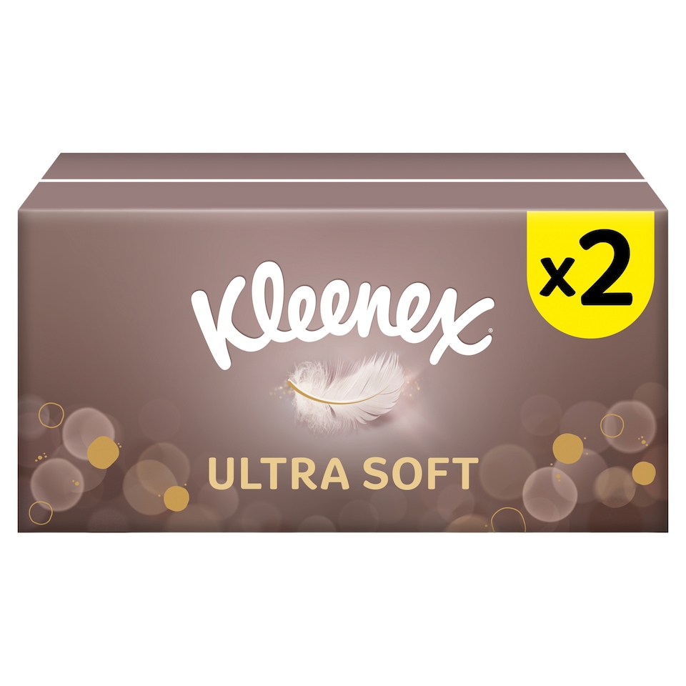 image 1 of Kleenex Ultra Soft Twin Pack Tissues 64S