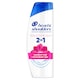 image 1 of Head & Shoulders Smooth & Silky 2in1 Anti Dandruff Shampoo 330ml. Fresh Clean Feeling