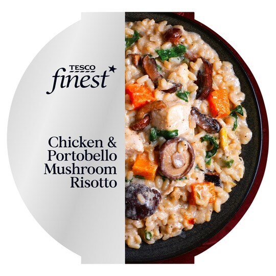 Tesco Finest Chicken & Mushroom Risotto 400G Tesco Groceries