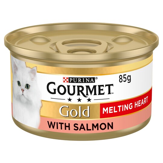 Gourmet Gold Melting Heart Salmon Cat 85G Tesco Groceries
