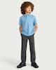 image 1 of F&F School Boys 2-Pack Regular Fit Trousers in Grey