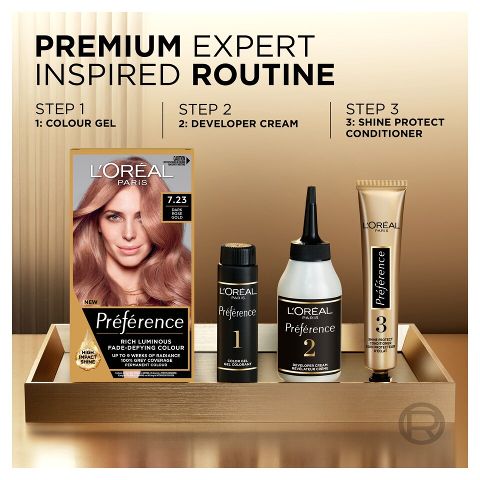 image 1 of Loreal Infinia Prefernce Rich Rosegold Hairdye