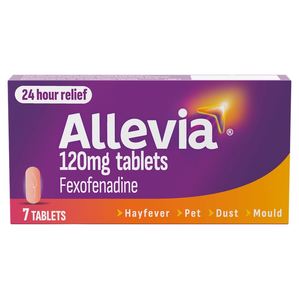 Allevia 120Mg Hayfever Releif Tablets 7 Pack