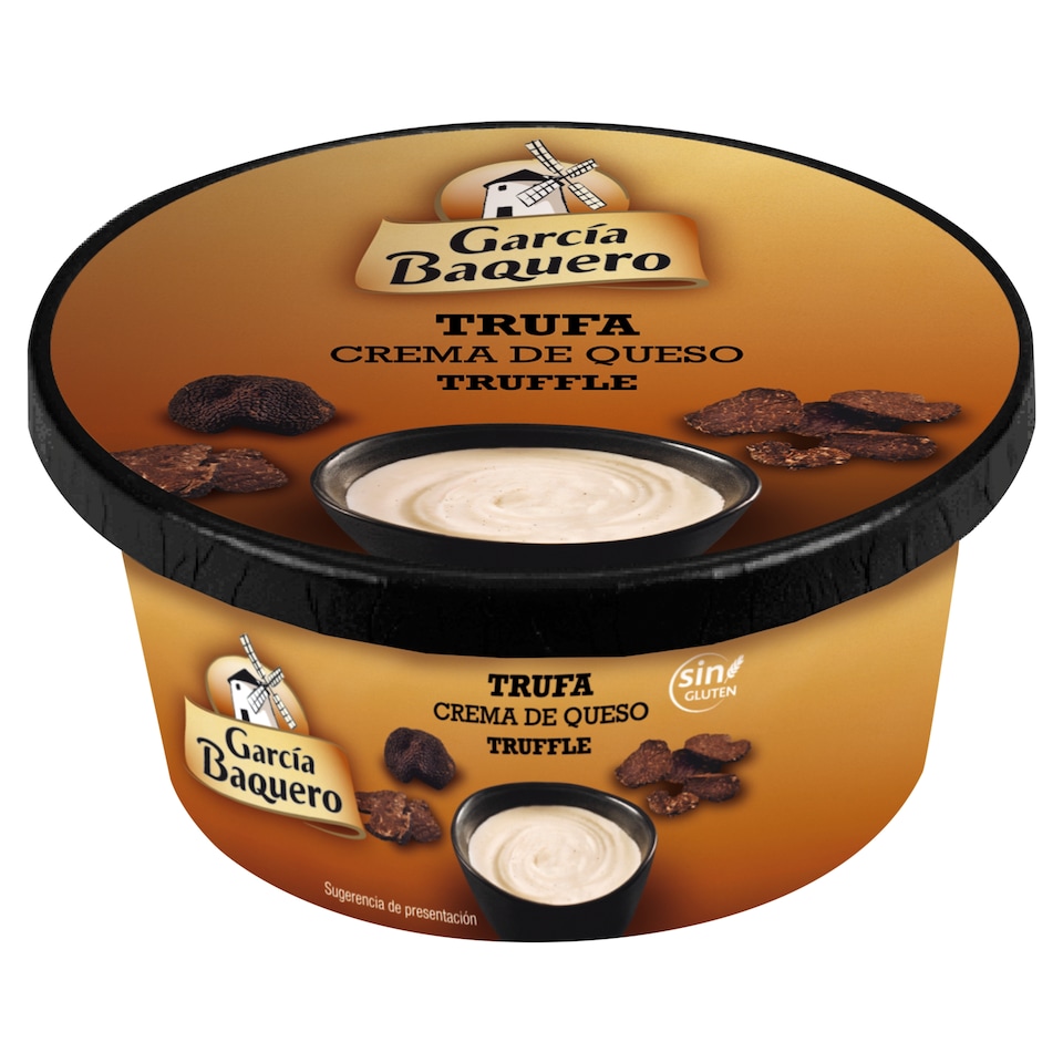 Garcia Baquero Trufa, félzsíros, kenhető, ömlesztett szarvasgombás sajt 125 g