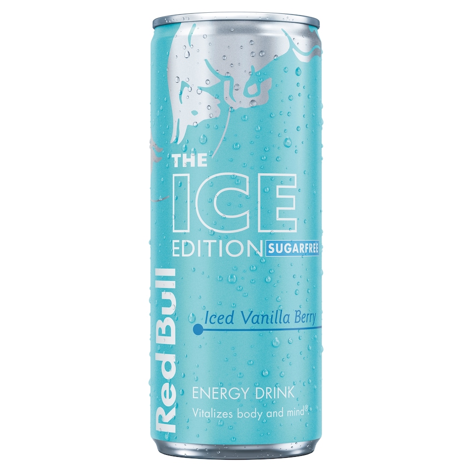 image 1 of Red Bull The Ice Edition Sugar Free Iced Vanilla Berry Energy Drink 250ml