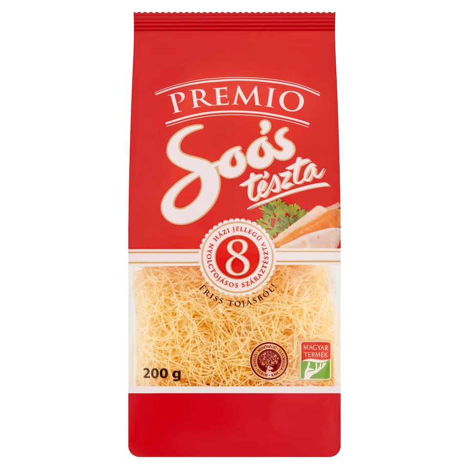 Soós Premio Vermicelli Pasta with 8 Eggs 200 g