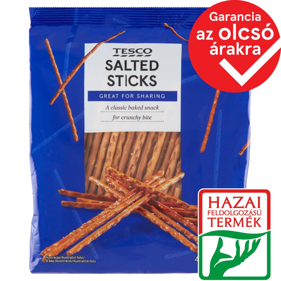 Tesco sós pálcika 400 g
