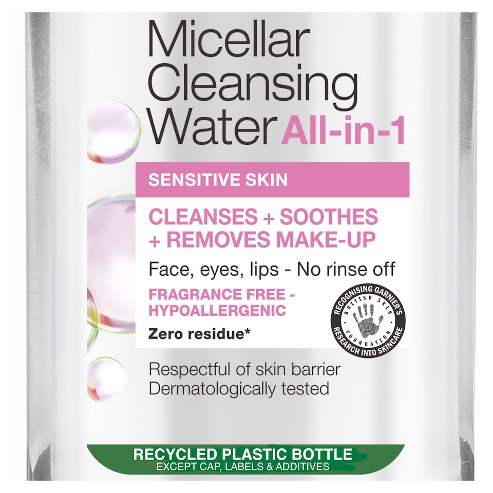 image 1 of Garnier Micellar Cleansing Water Sensitive Skin 200ml