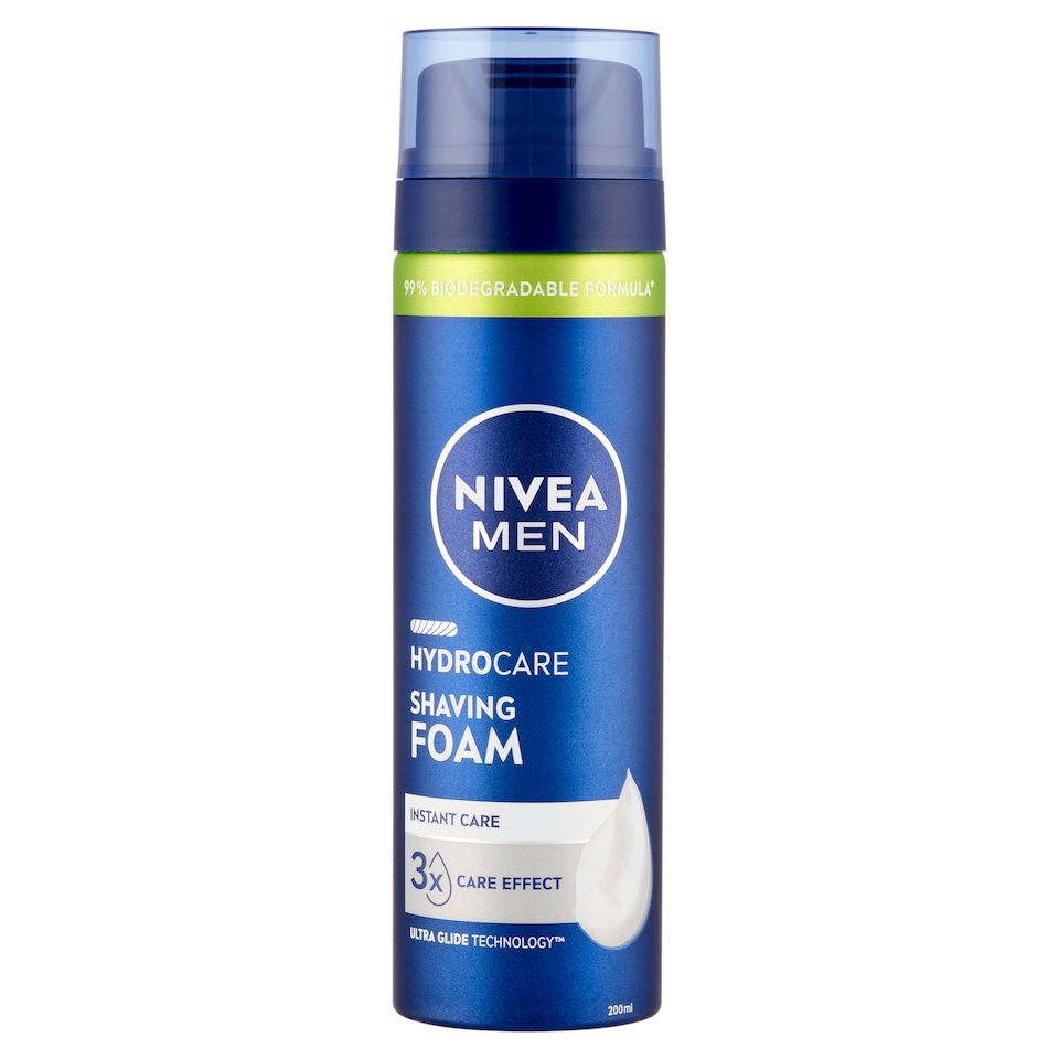NIVEA MEN Hydrocare borotvahab 200 ml  1. kép